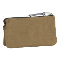Portfard bej cu 3 fermoare model Moos casual