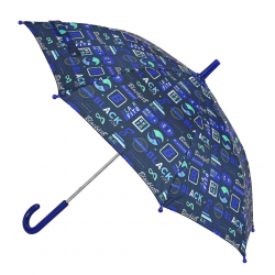 Umbrela ploaie baieti BlackFit8 Logos