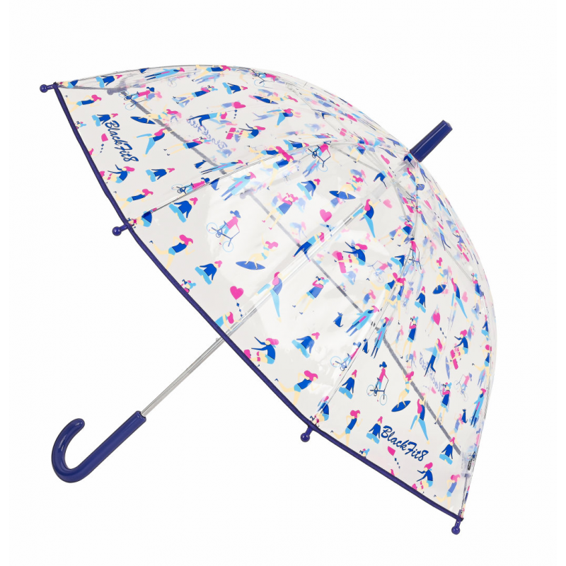 Umbrela transparenta fete BlackFit8 Go girl