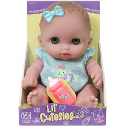 Bebelusa Bibi cu biberon jucarie fetite in cutie