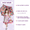 Jucarie bebe 36 cm si suzeta in scaun de masina