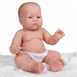 Bebelus fetita cu pelerina si biberon