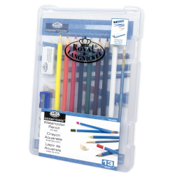 Mini trusa pentru desen/acuarela cu 13 piese