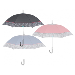 Umbrela ploaie automata baston uni cu bordura