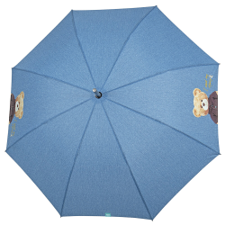 umbrela ploaie automata bleu denim cu deschidere 102 cm