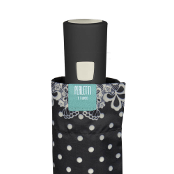 Mini Umbrela ploaie automata neagra cu buline