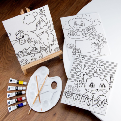 Pictura pe panza pentru copii