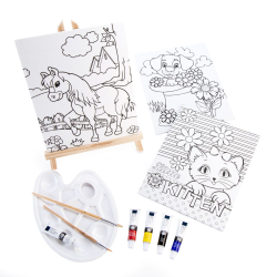 Pictura pe panza pentru cei mici doar la Jad Flamande