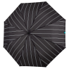 Umbrela ploaie pt barbati neagra cu imprimeu in dungi cu deschidere automata
