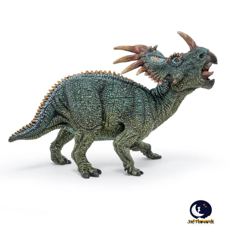 Figurina Papo Dinozaur Styracosaurus verde