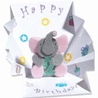 Minifelicitare 3D-Elefantel - un cadou aniversar special pentru persoanele speciale dragi tie.