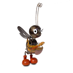 Albina decorativa cu borcan de miere