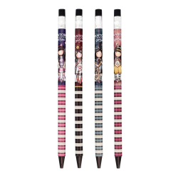 creioane mecanice in set de 4 Gorjuss Wonderland