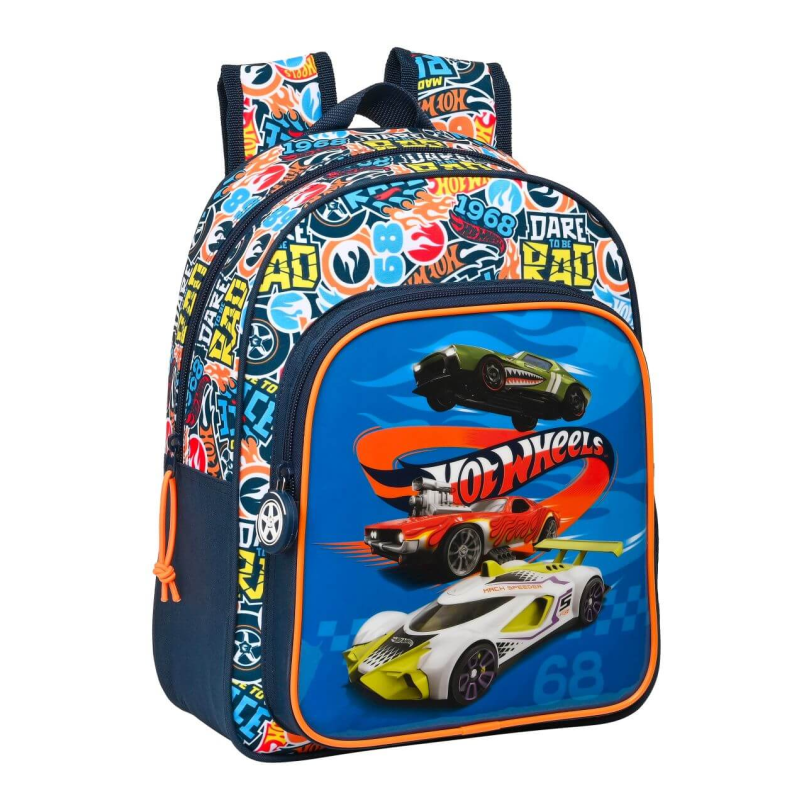 Rucsac clasa zero 34 cm Hot Wheels