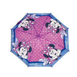 Umbrela automata 48 cm maner lila cu Minnie Mouse
