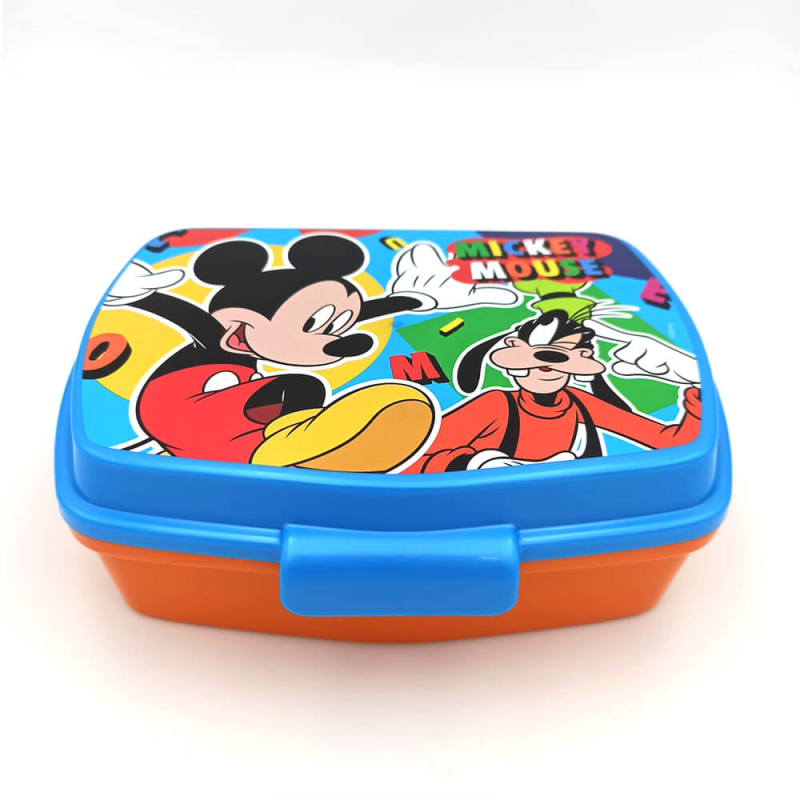 Cutie plastic pentru sandwich Mickey Mouse
