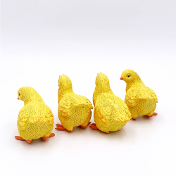 Pui de gaina set 4 figurine colectionabile