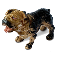 Caine rasa bulldog figurina de colectie 8 cm inaltime