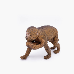Maimuta Macac cu pui figurina de colectie 15 cm