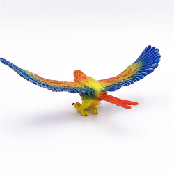 Papagal cu aripi intinse figurina 15 cm