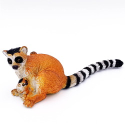 Lemur cu pui figurina colectionabila