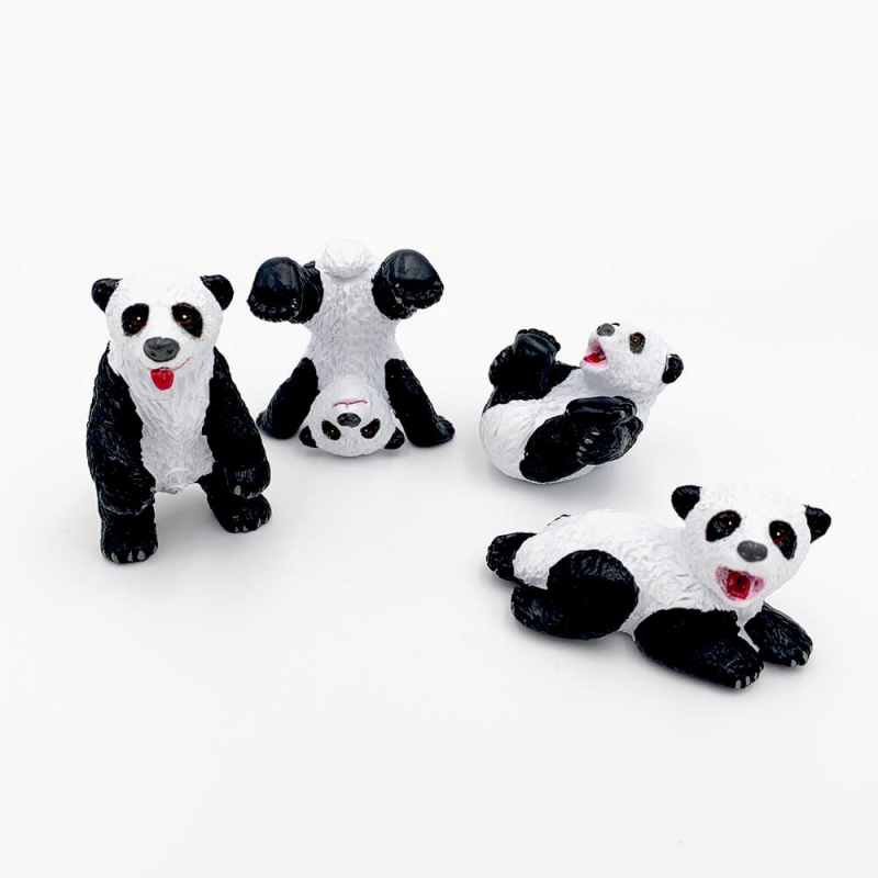 Urs panda pui set 4 figurine