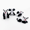 Urs panda pui set 4 figurine