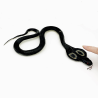 Sarpe Cobra neagra pui figurina 85 cm