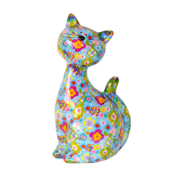 Pisica decorative din ceramica cu rol de pusculita 29.5 cm inaltime