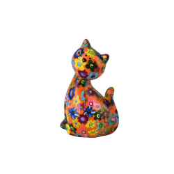 Pisicuta ceramica pusculita frumos colorata
