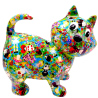 Decoratiune ceramica Pisica Kiki h18 cm