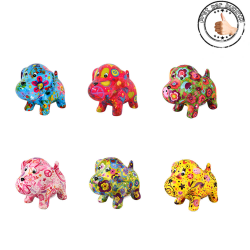 Decoratiune ceramica Caine Bruno h13 cm