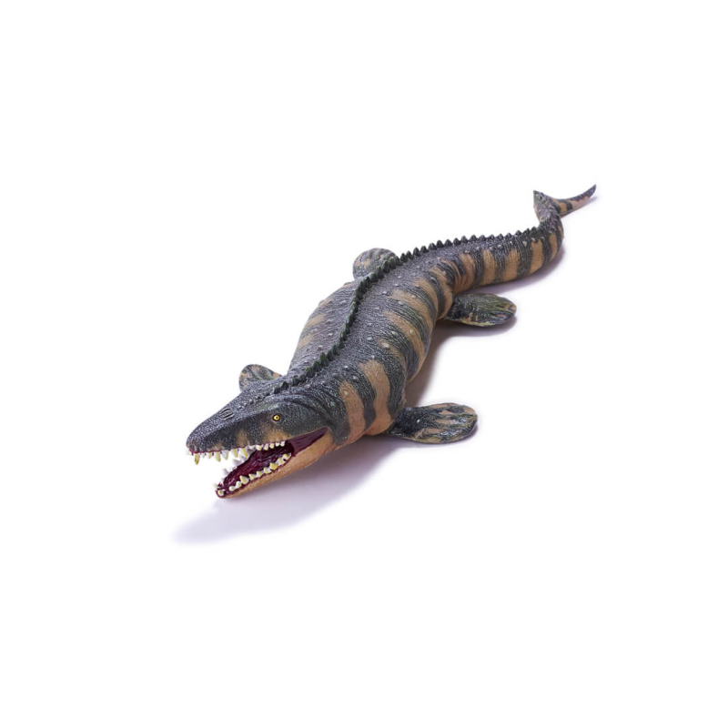 figurina dinozaur marin Mosasaurus distribuita de Jad Flamande