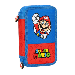 Penar 2 fermoare echipat cu 28 piese Nintendo Super Mario Bros