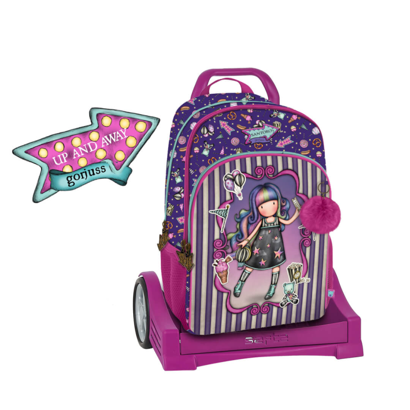 Rucsac cu Troler Evolution Santoro Gorjuss Up and Away