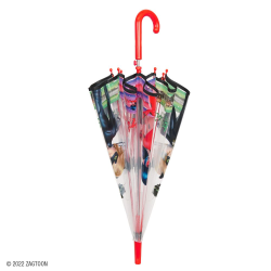 Umbrela baston automata transparenta Ladybug