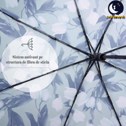 Mini umbrela ploaie automata Lalele