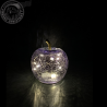 Mar decorativ lila cu 10 LED 11x12 cm