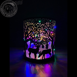 Suport perforat pt lumanare mare h17 cm