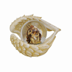 Glob decorativ Nasterea Domnului Iisus 10 cm