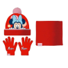 Set 3 piese Minnie Mouse-caciula, manusi si fular