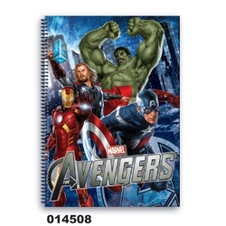 Caiet matematica cu spira A5 (80file) colectia Avengers
