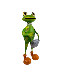 Decoratiune gradina-Broscoi cu stropitoare