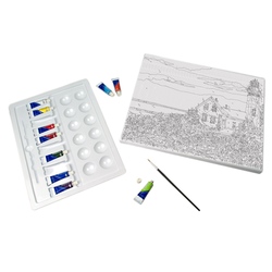 Set pictura pe panza 28x36x25 - Far