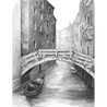 Set pentru realizarea unui desen in creion - Pod venetian