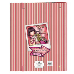 Caiet mecanic A4 cu elastic si separatoare Gorjuss - Carousel