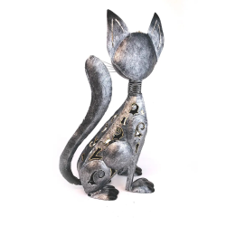 Decoratiune gradina Pisica cu gat flexibil