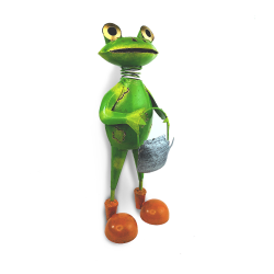 Decoratiune gradina-Broscoi cu stropitoare