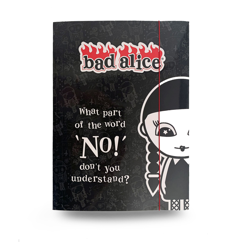 Mapa cu elastic Bad Alice