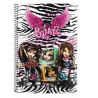 Caiet cu spira A4-80 file matematica Bratz